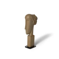 Amedeo Modigliani: Green Tête Sculpture