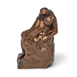 Auguste Rodin: The Kiss Bronze-Toned Sculpture