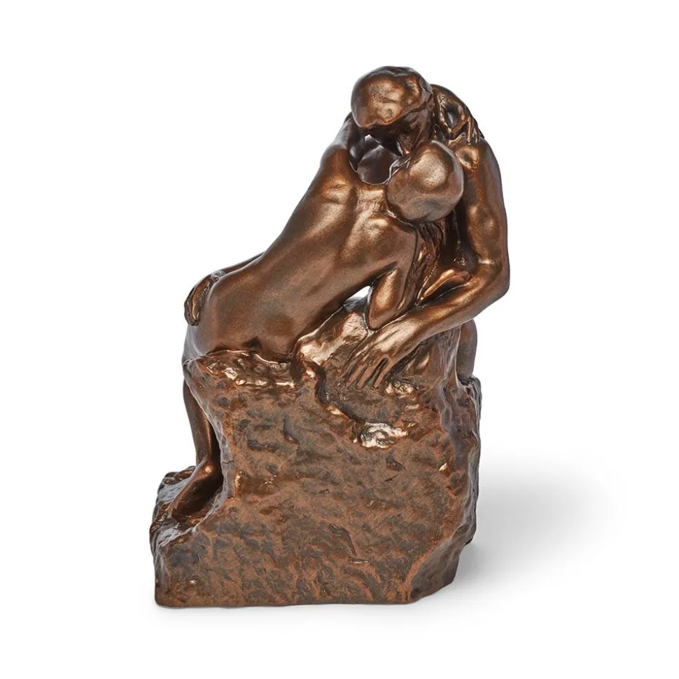 Auguste Rodin: The Kiss Bronze-Toned Sculpture