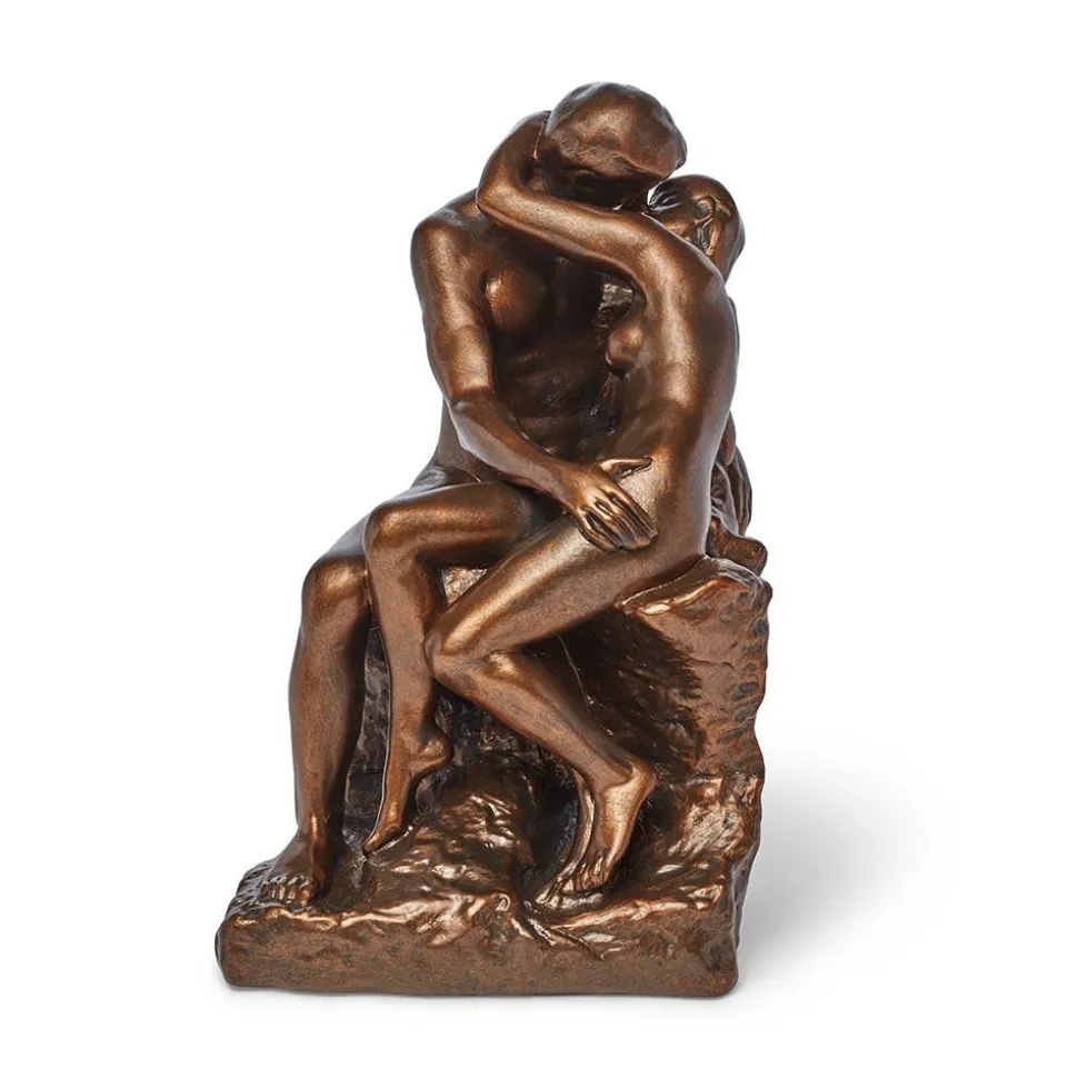 Auguste Rodin: The Kiss Bronze-Toned Sculpture