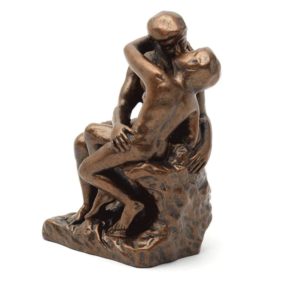 Auguste Rodin: The Kiss Bronze-Toned Sculpture