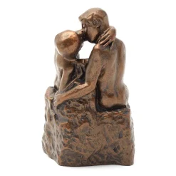 Auguste Rodin: The Kiss Bronze-Toned Sculpture