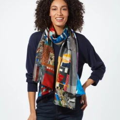 Bearden The Block Oblong Silk Scarf