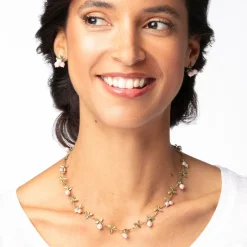 Blushing Berries Necklace and Earrings Set