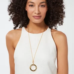 Bohemian Dragon Magnifier Pendant Necklace