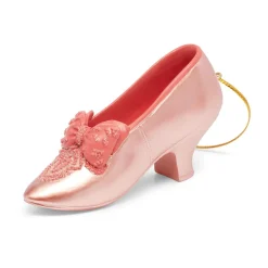 Bow-Bedecked Evening Slipper Shoe Ornament