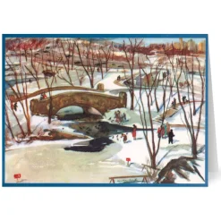 Brockman: Park in Winter Holiday Cards