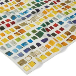 Byzantine Tesserae Oblong Silk Scarf