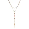 Cascading Gems Y-Necklace