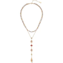 Cascading Gems Y-Necklace