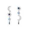 Celestial Symbols Linear Drop Earrings