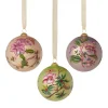 Chelsea Botanicals Hand-Painted Glass Ornament Set