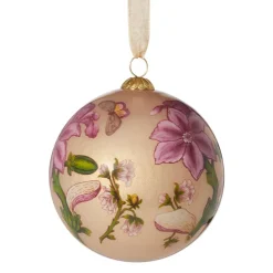 Chelsea Botanicals Hand-Painted Glass Ornament Set