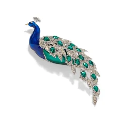 Chelsea Peacock Brooch