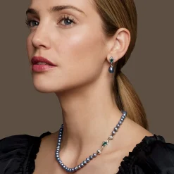 Chelsea Peacock Pearl Necklace