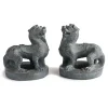 Chinese Guardian Figure Bookends