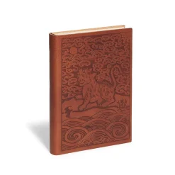 Chinese Tiger Rank Badge Leather Journal