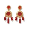 Classical Carnelian Chandelier Earrings