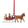 Currier & Ives Winter Sleigh Ornament