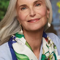 Cypriot Twist Pearl Drop Earrings