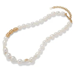 Cypriot Twist Pearl Necklace