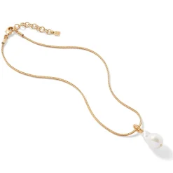 Cypriot Twist Pearl Pendant Necklace