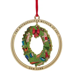 December Wreath Spinning Ornament