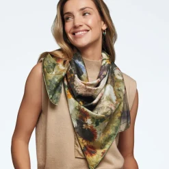 Degas Impressions Double-Sided Square Silk Scarf