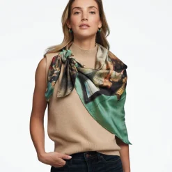 Degas Impressions Double-Sided Square Silk Scarf