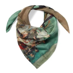 Degas Impressions Double-Sided Square Silk Scarf