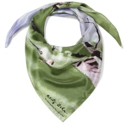 Dehn Spring in Central Park Square Silk Scarf