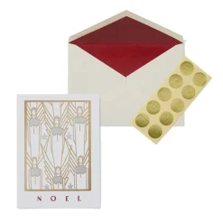 Drevenstedt: Noel Fine Holiday Cards with Lined Envelopes and Foil Seals