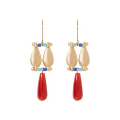 Egyptian Fringe Drop Earrings