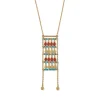 Egyptian Nefer Amulet Ladder Pendant Necklace