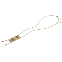 Egyptian Nefer Amulet Ladder Pendant Necklace