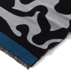Egyptian Swirled Glass Unisex Oblong Jacquard Scarf
