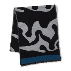 Egyptian Swirled Glass Unisex Oblong Jacquard Scarf