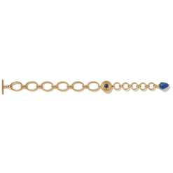 Etruscan Lapis T-Bar Bracelet