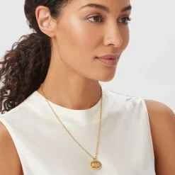 Etruscan Lion Pendant Necklace