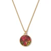 Favrile Tulip Enamel Pendant Necklace