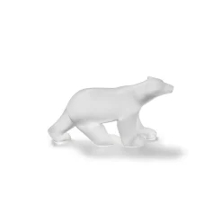 François Pompon: Polar Bear Small Clear Sculpture