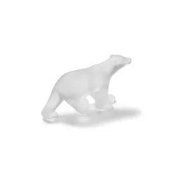 François Pompon: Polar Bear Small Clear Sculpture
