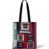 Gee's Bend Pettway Quilt Design Tote