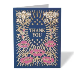 Gilded Book Covers Thank-You Cards