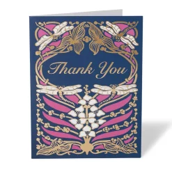 Gilded Book Covers Thank-You Cards