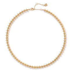 Golden Disc Necklace