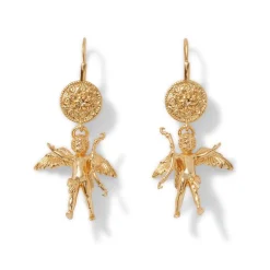 Greek Eros Drop Earrings