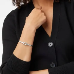 Herakles Knot Hinged Bangle