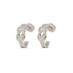 Herakles Knot Hoop Earrings