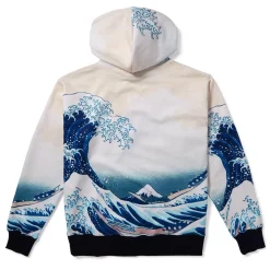 Hokusai Great Wave All-Over Print Unisex Hoodie